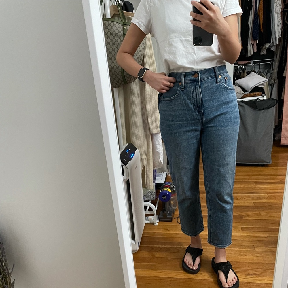 Madewell classic straight jeans